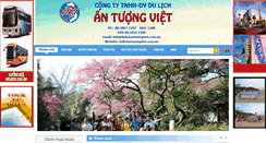 Desktop Screenshot of dulichantuongviet.com.vn